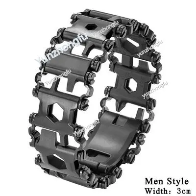 Imagem -06 - Pulseira de Couro Multi Ferramenta Masculina Equipamento Selvagem ao ar Livre Acessórios de Sobrevivência