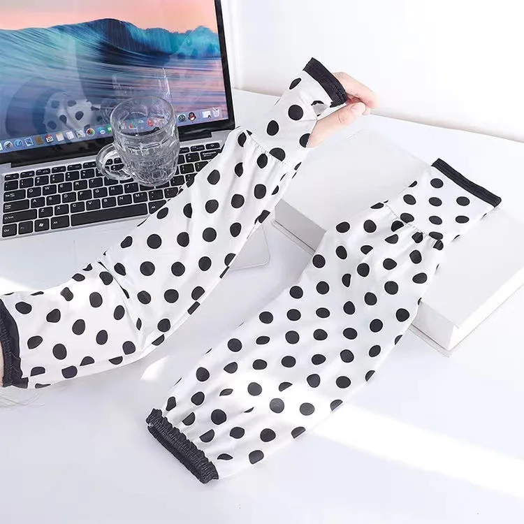 أكمام فضفاضة واقية من الشمس للصيف من الحرير الجليدي، أكمام واقية للذراع لركوب الدراجات في الهواء الطلق ومضادة للأشعة فوق البنفسجية، أكمام ثلجية للرجال والنساء