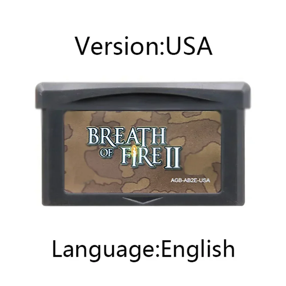EUR/USA الإنجليزية GBA لعبة خرطوشة التنفس من النار سلسلة 32 بت لعبة فيديو وحدة التحكم بطاقة التنفس النار 2 #4