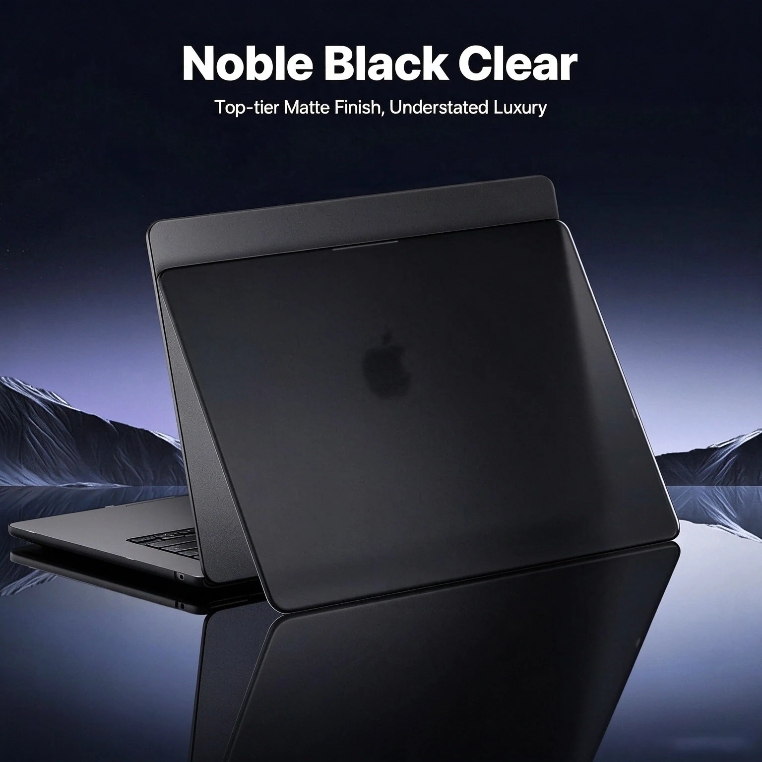 Case For MacBook Pro 14/16 inch M5-M1 Pro/Max 2026-2021, Matte Black Sturdy Hard Shell Protection For MacBook Air 13/15 inch M5