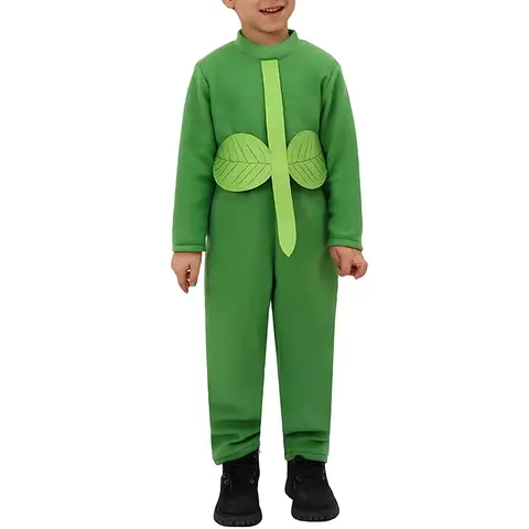Barnens solroskostym med hatt Halloween-jumpsuit för pojkar och flickor söt barndags-cosplay-outfit rolig blommig klänning 6 best sales kawaii-dräkt - №5