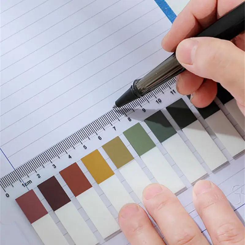 

Transparent Sticky Notes Perspective Clear Fluorescence Memo Pad Stationery School Office Supplie Adhesive Notepad Sticky Tabs