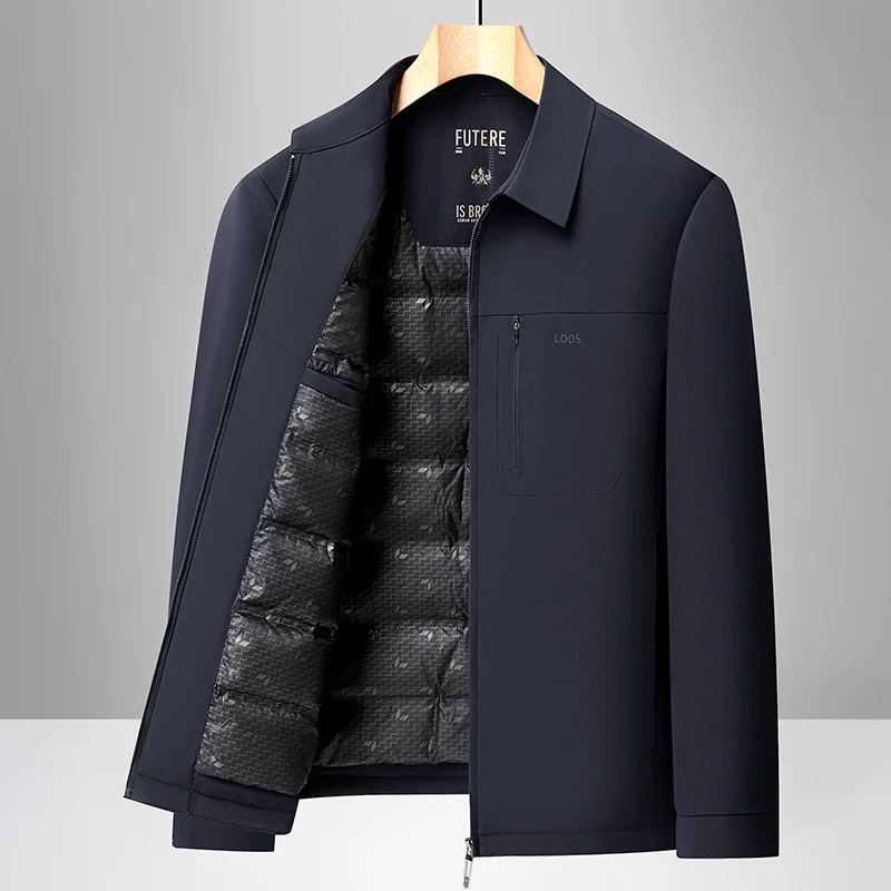 2026 New Arrival 90% Duck Down Men's business Down Jacket men stand collar Coat Thickened Warm Casual Outerwear Men's downJacket