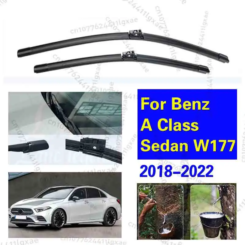 

Для Mercedes Benz A Class Sedan W177 2018-2022 A180 A200 A220 A250 Передняя щетка стеклоочистителя автомобиля Лобовое стекло Автомобильные аксессуары