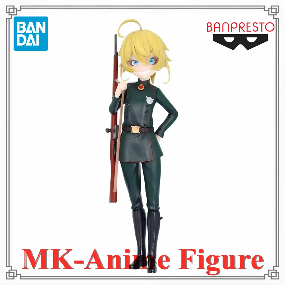 

Оригинальная фигурка BANDAI System Service Vivit Youjo Senki Таня фон Дегуршах, аниме-фигурка, модель 15 см, креативный дизайн