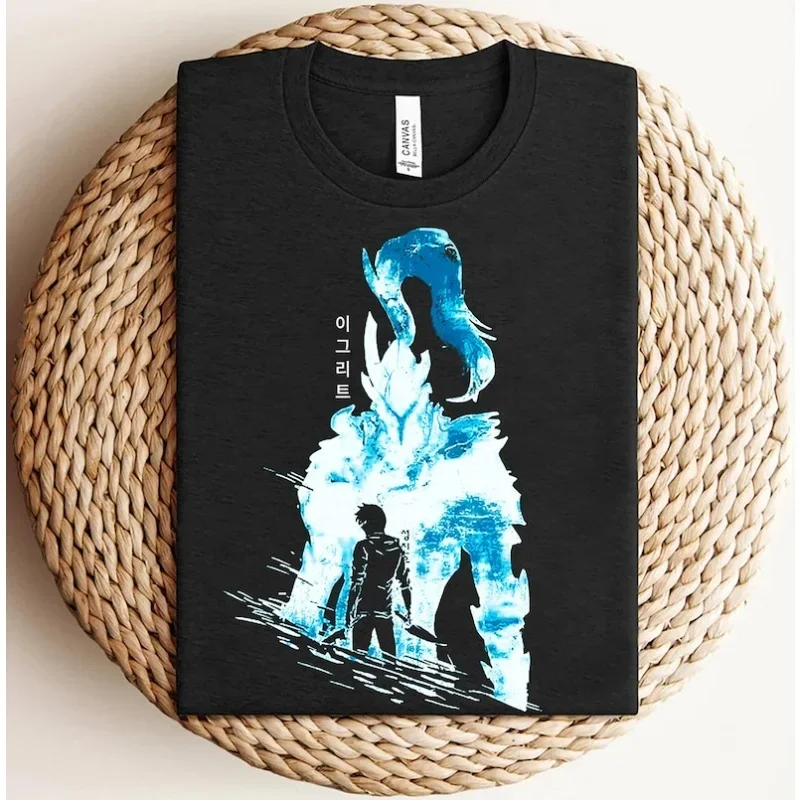 2025, T-Shirts Igris The Bloodred, Solo Leveling, Anime, Anime-Geschenke, Geschenk für Ihn, Geschenk für Sie, Otaku st Shirt