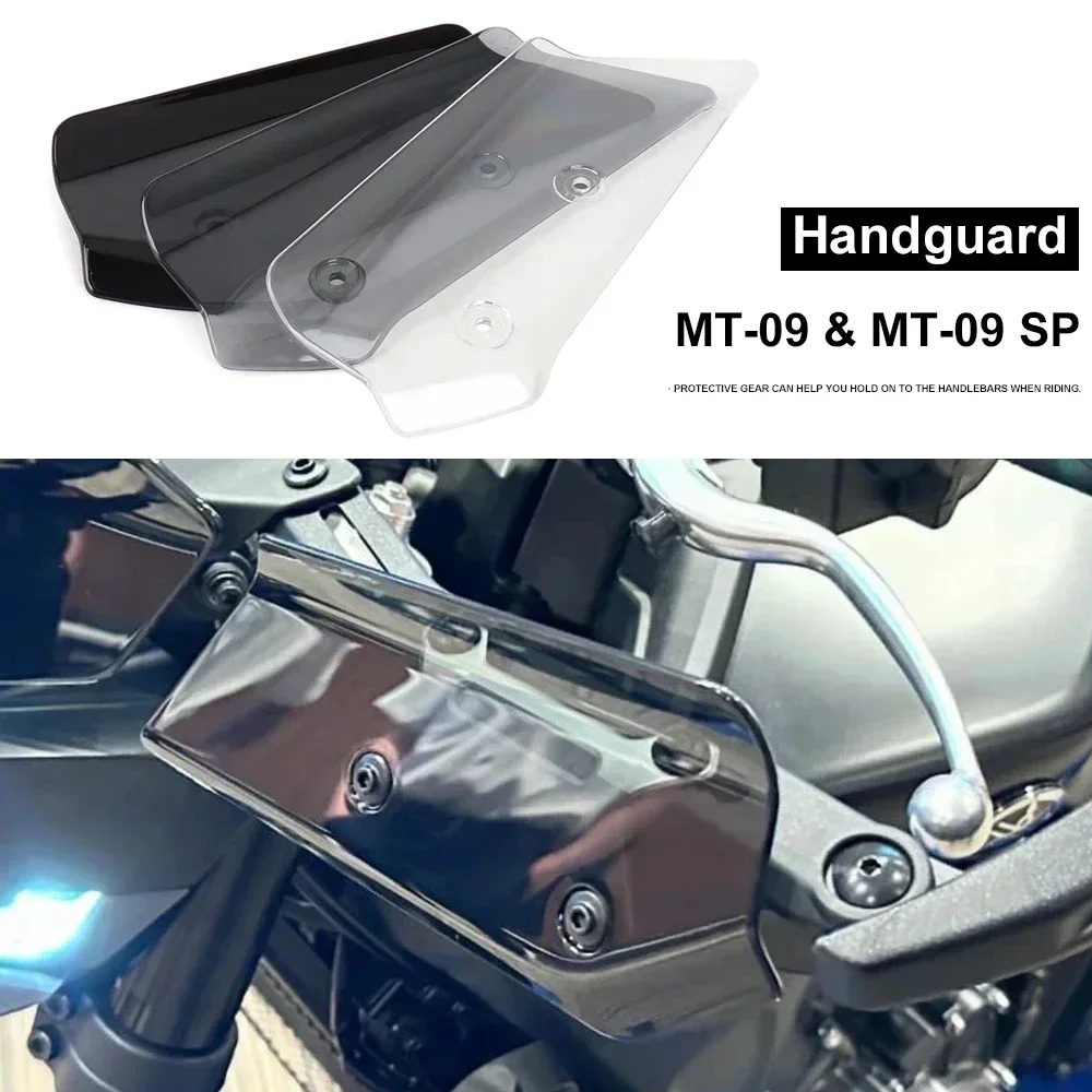 MT09 New Motorcycle Acrylic Handlebar Handguard Shield Hand Guards Protector For YAMAHA MT09 MT 09 MT-09 SP MT09SP 2024