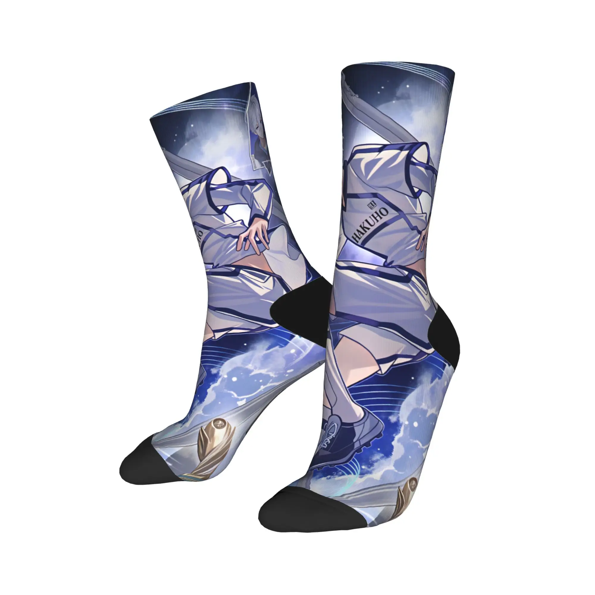 Manga Nagi Seishiro Socks  Custom Stockings Non Slip Men Socks Quality Autumn Funny Outdoor Sports Socks