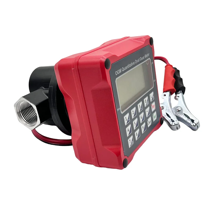 

OGM Oval Gear DC12v/24v AC220v Electronic Preset Quantitative Fuel Counter Flow Meter for oline