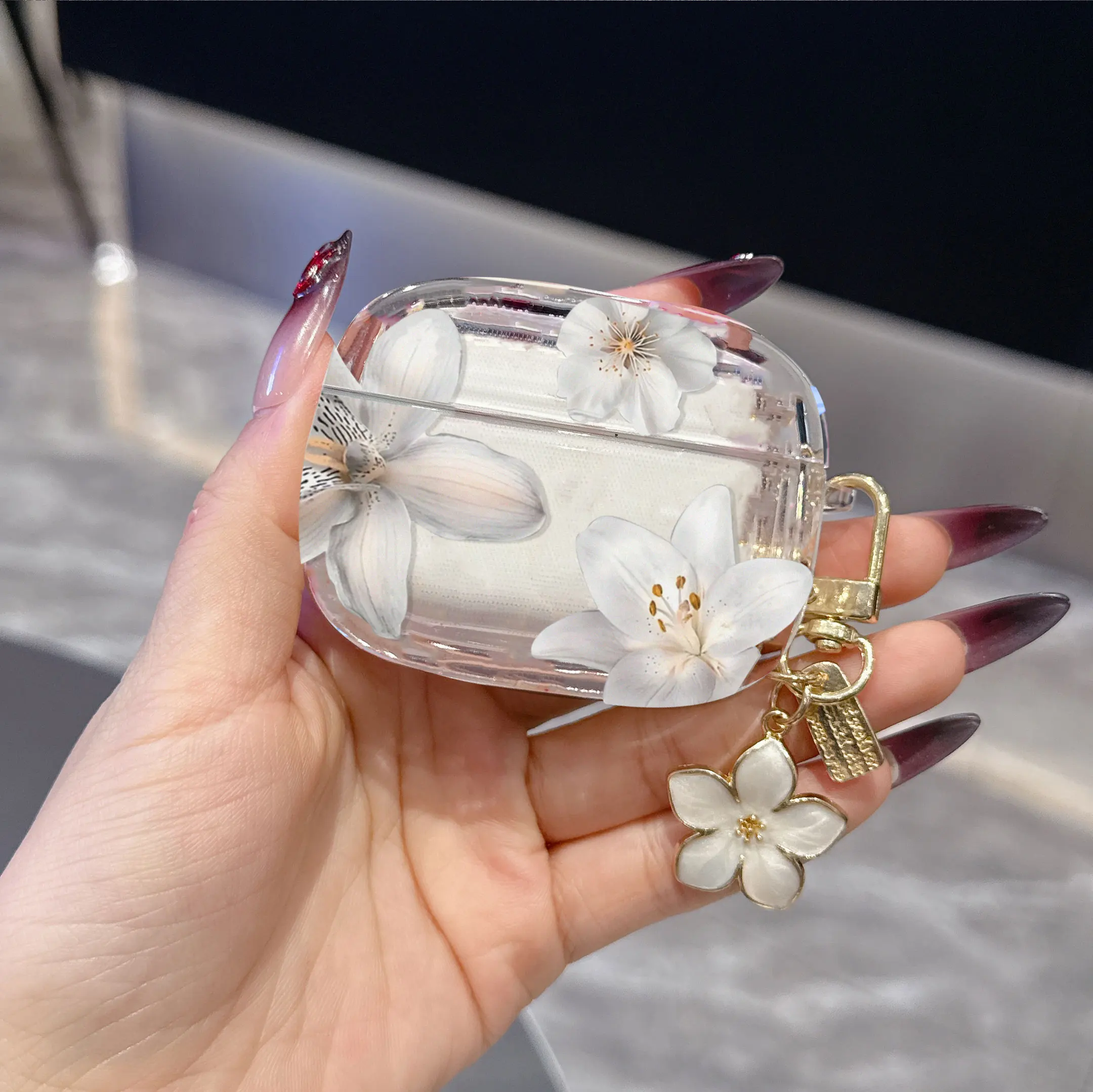 Spring Fresh Blue Flower INS Soft Case for Apple AirPods 4 Protection Cover for AirPods Pro 2 3nd Generation Earphone Cases