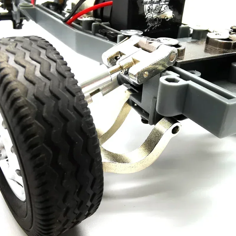 D12 Cnc Metalen Bovenste Onderste Swing Arm Stuurbeker Kogelgewricht Accessoires Set Voor Wpl D12 Rc Auto Upgrades Onderdelen