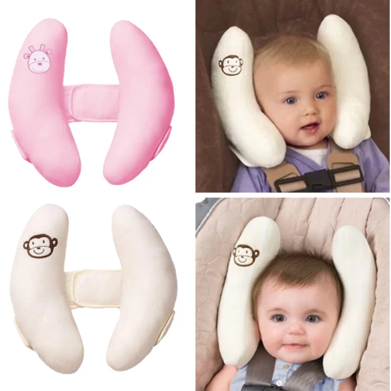 Cute Cartoon Newborn Pillow Soft Neck Support Cushion for Baby Stroller Infant Car Seat Sleeping Head Protector Comfort Pillow