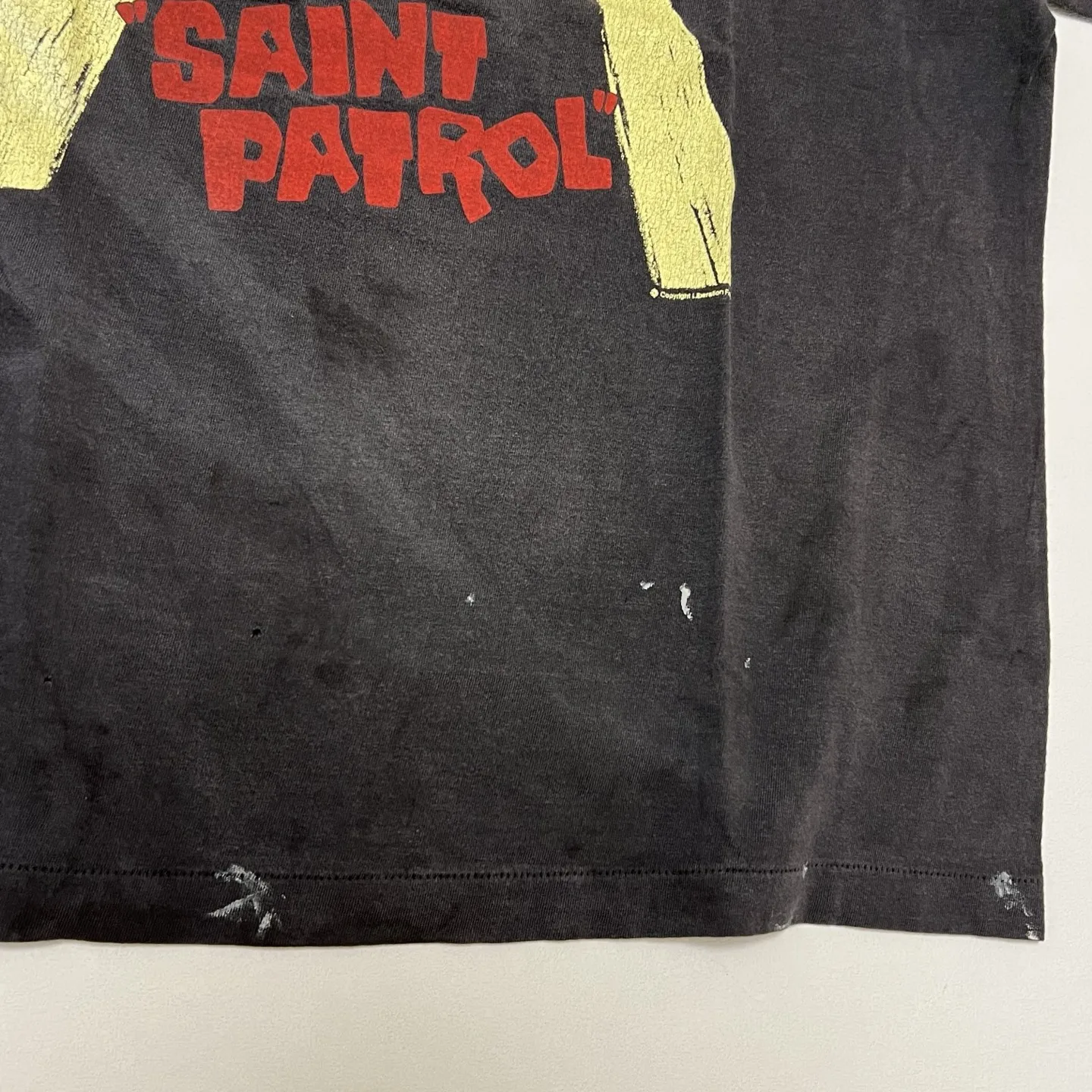 2026ss Top Class Saint Ghost Police Car Printed Women Men T shirts tees Thick Cotton Made Washed Men Oversized T shirt