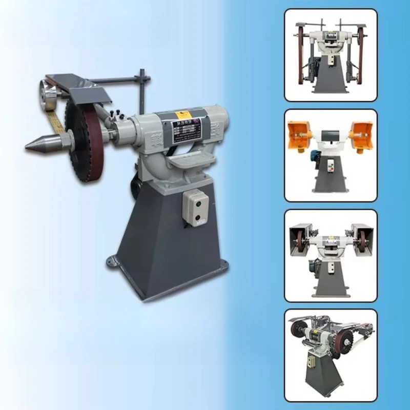 Motorized Belt Polishing Machine Small Bench Grinder with 4KW Power for Knife Making and Metal Finishing view 3