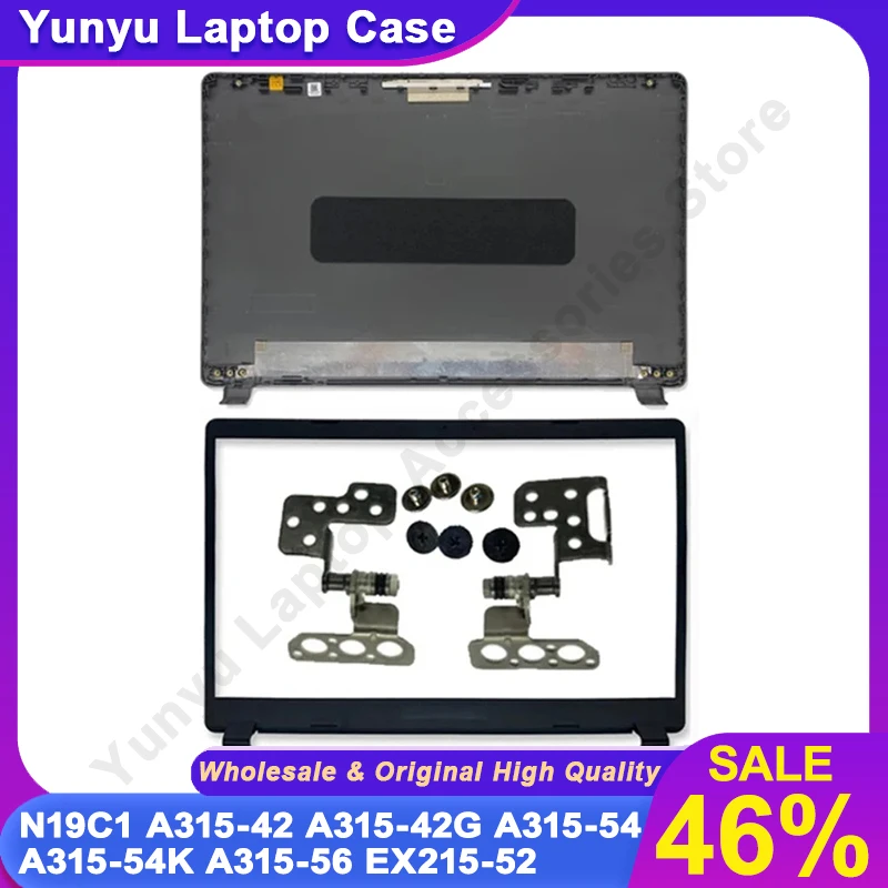 

Для Aspire 3 N19C1 A315-42 A315-42G A315-54 A315-54K A315-56 EX215-52 Задняя крышка ЖК-дисплея Задняя крышка Передняя панель Петли Верхний корпус Серый