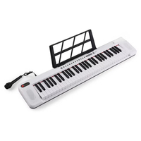 61 Key Electronic Piano Multifunctional 61 Keys Piano Keyboard Portable Musical Instrument Illuminated Keyboard Digital Piano
