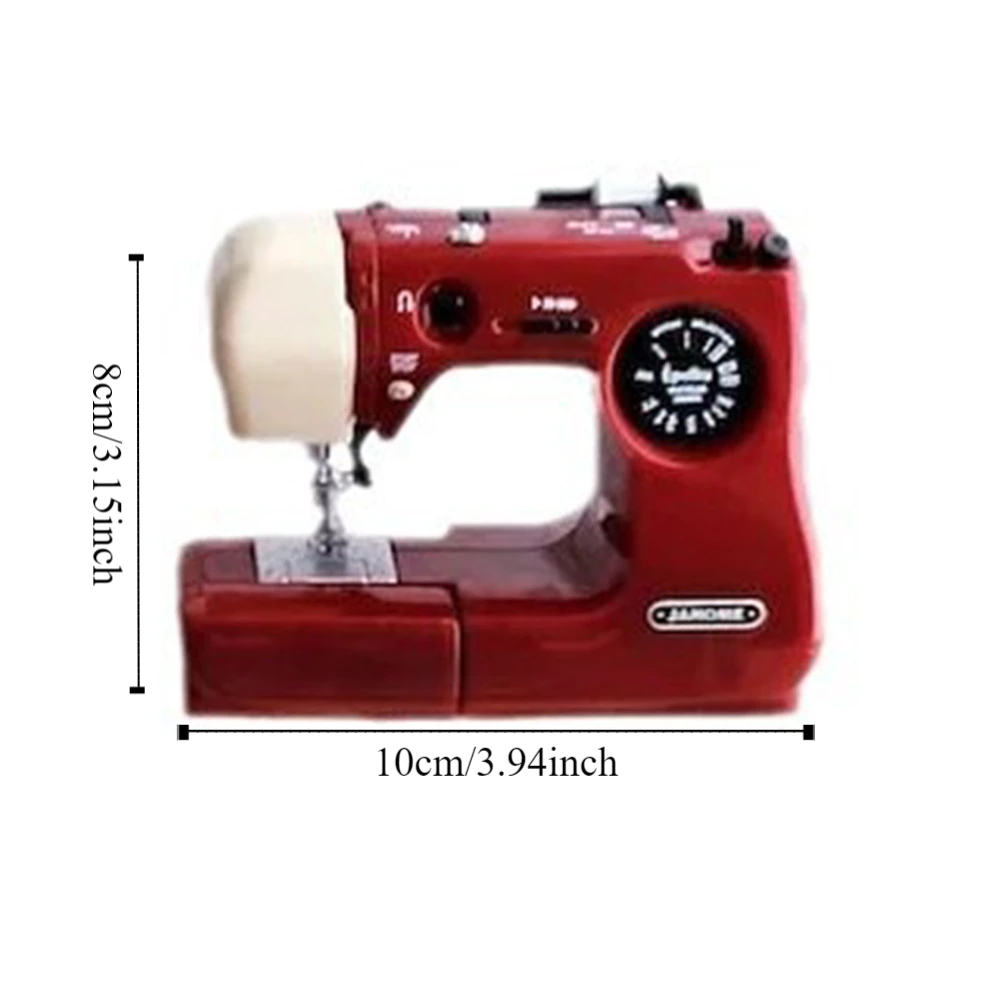 MODEL Sewing Machine Model Pink/Blue/Red Household Mini Electric Sewing Machine Crafting Plastics Home Sewing Machine Home