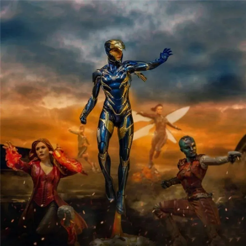 Marvel Anime Avengers 4 Endgame Battle Pepper beautiful girl limited edition Action Figure statue Collectible Model Toy Figures