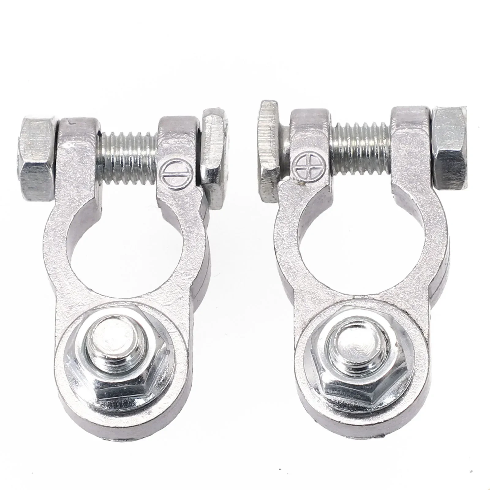 

Brand New Terminal Clamp Battery Terminal Clamp Leisure Clamps Accessories Aluminum Alloy Battery Clamp Set 1pair