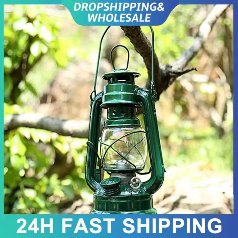 Good Value For Money Kerosene Lamp Gras Outdoor Camping Lights Spotlight Vintage Kerosene Lamp Beautiful Appearance Table Lamp