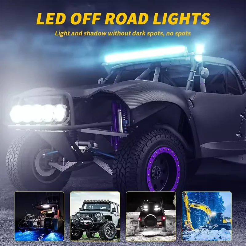 36W 12V-60V Work Light Waterproof and earthquake resistant 4 Inch Truck Round Fog Light Motorcycle Off-Road Vehicle Spotlight
