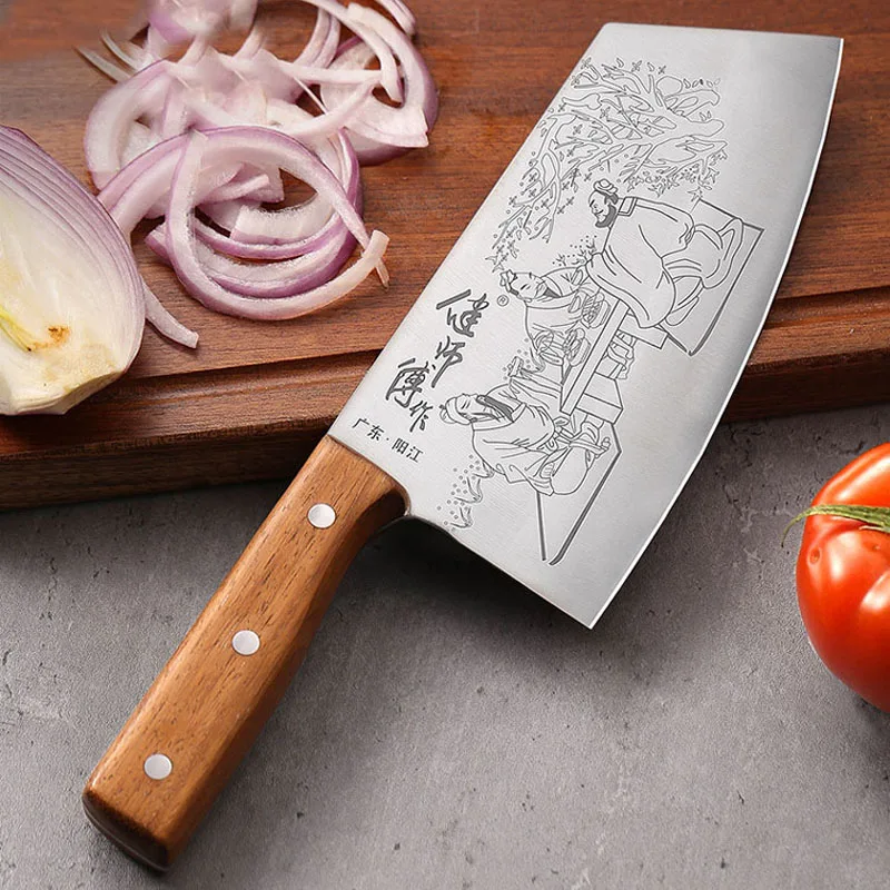 

Traditional Cleaver Kitchen Chef Knife Slicing Butcher Knife Meat Fish Cutting Cutter Japanese Chopping Knife Cooking Tools