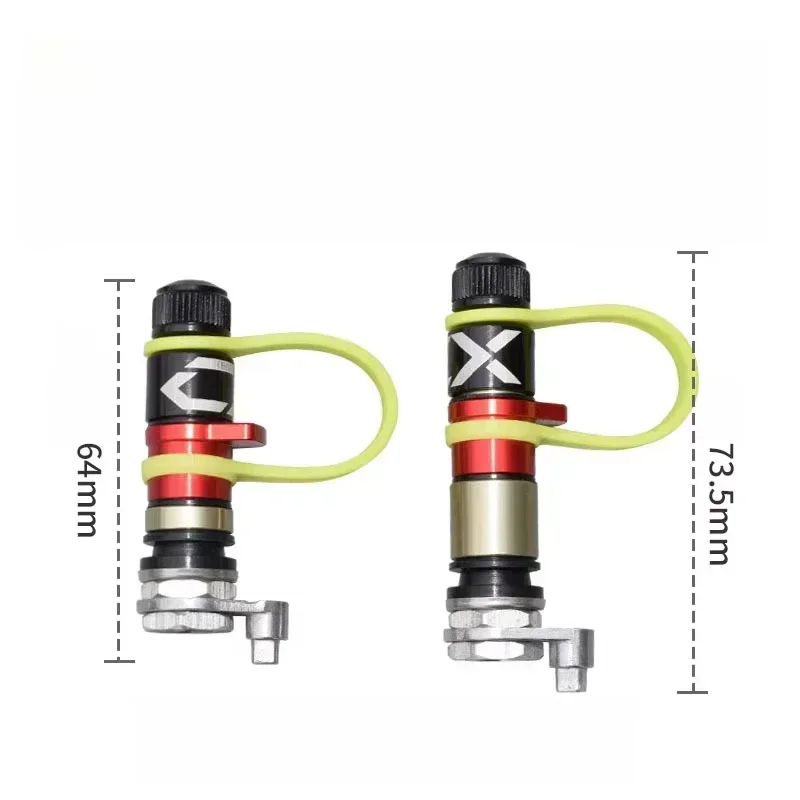 4pcs Universal Tire Valve Pressure Relief Valve Tire Quick Release Nozzle Desert Off-road Deflating Valve Car Accessories