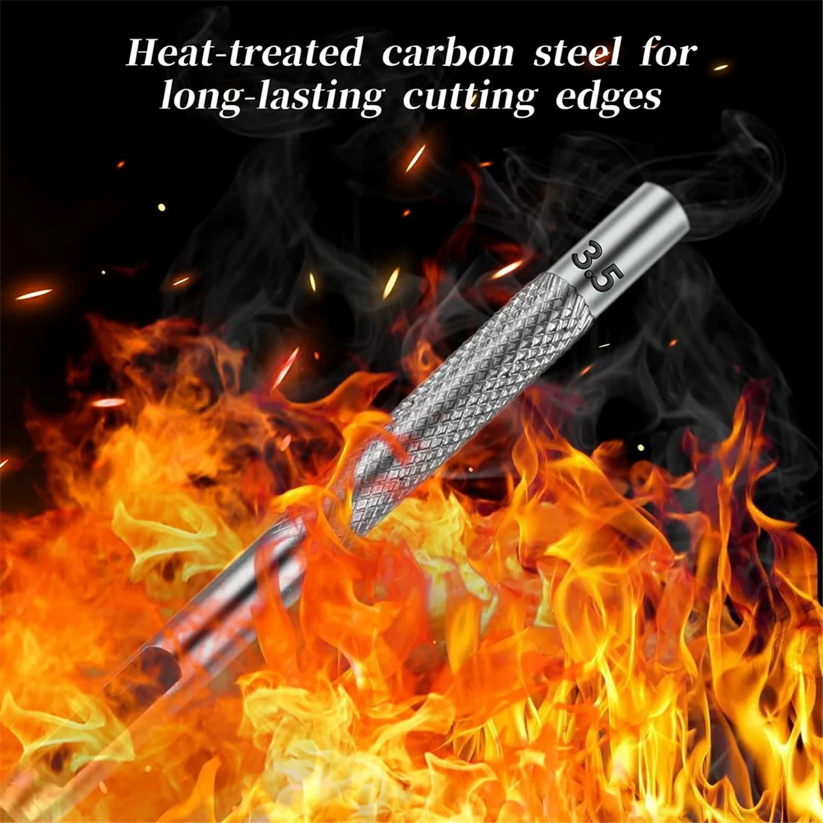 

Новое поступление, 6 шт., кожаный дырокол 1,5-4,5 мм, круглый полый набор дыроколов, инструмент для шитья кожи, инструмент для кожаного ремешка для часов