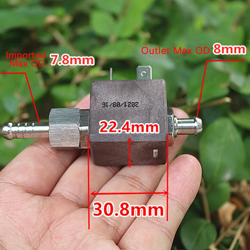 

1Pcs Normally-open 12V Valve Stainless Steel High Temperature-resistance Air Valve Water Valve