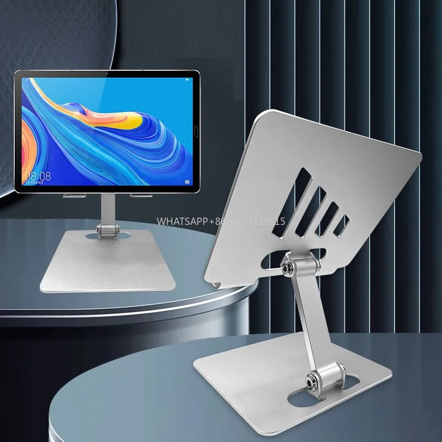 

Алюминиевая универсальная подставка для ноутбука/планшета, регулируемый на 360° держатель, держатель для телефона, стол для мобильного планшета