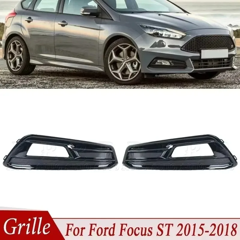 

Горячая рамка, крышка отверстия, крышка R-AUTO, передний бампер, противотуманная фара, решетка противотуманной фары для Focus MK3 III ST 2015 2016 2017 2018