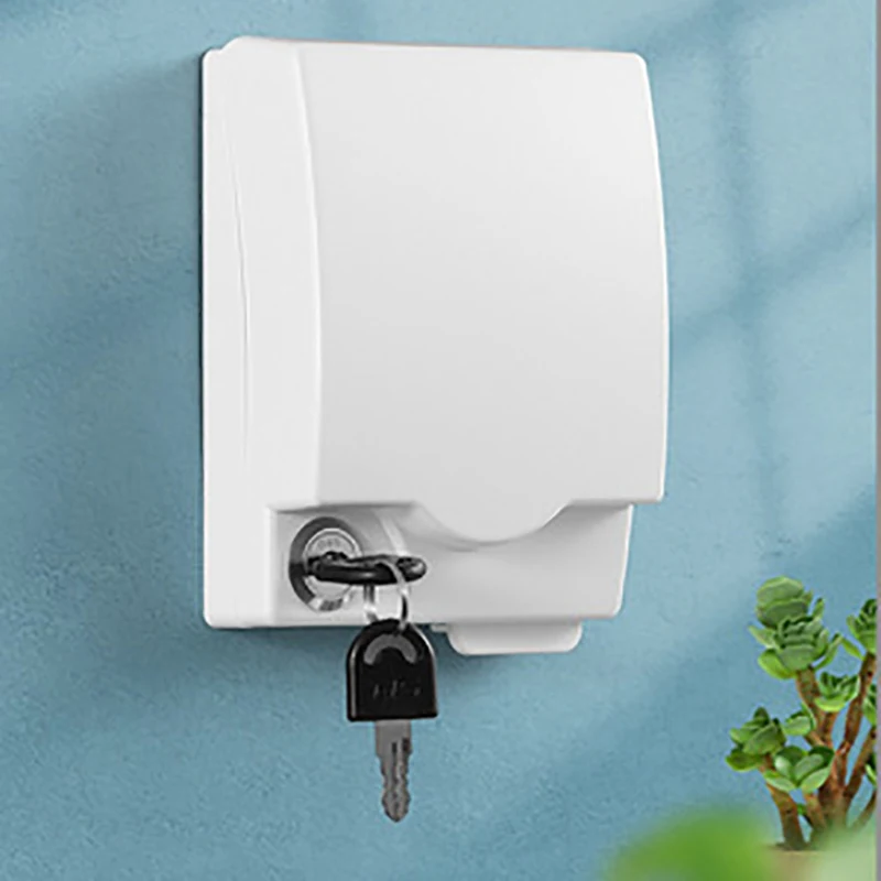 1Pcs 86 Type Lockable Socket Waterproof Dustproof Box Outdoor Splash-proof Switch Socket Anti-shock Protection Cover