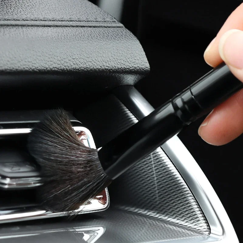 1Pcs Car Interior Gap Cleaning Tools Super Soft Bristle Auto Air Outlet Dashboard Detailing Clean Brushes Duster Car Accessories