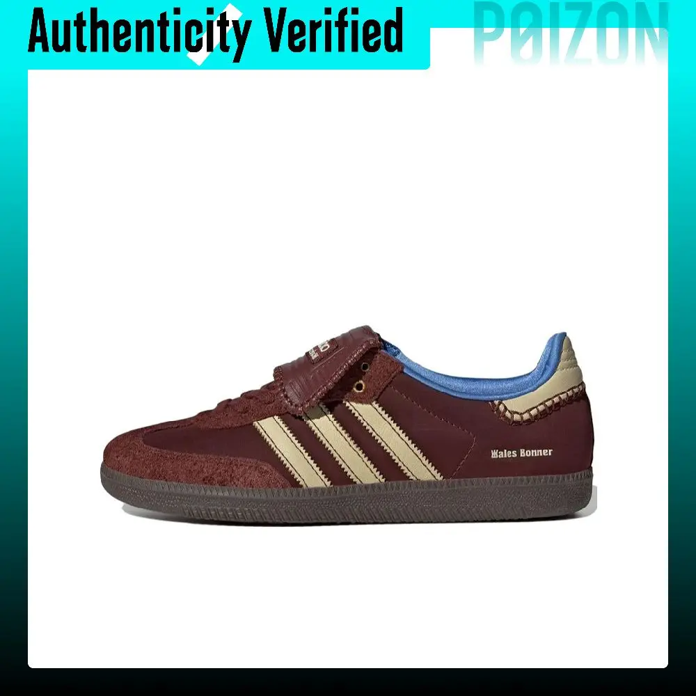 Wales Bonner X Adidas Originals Samba German Army Trainers Unisex Low-top Brown Yellow IE0579