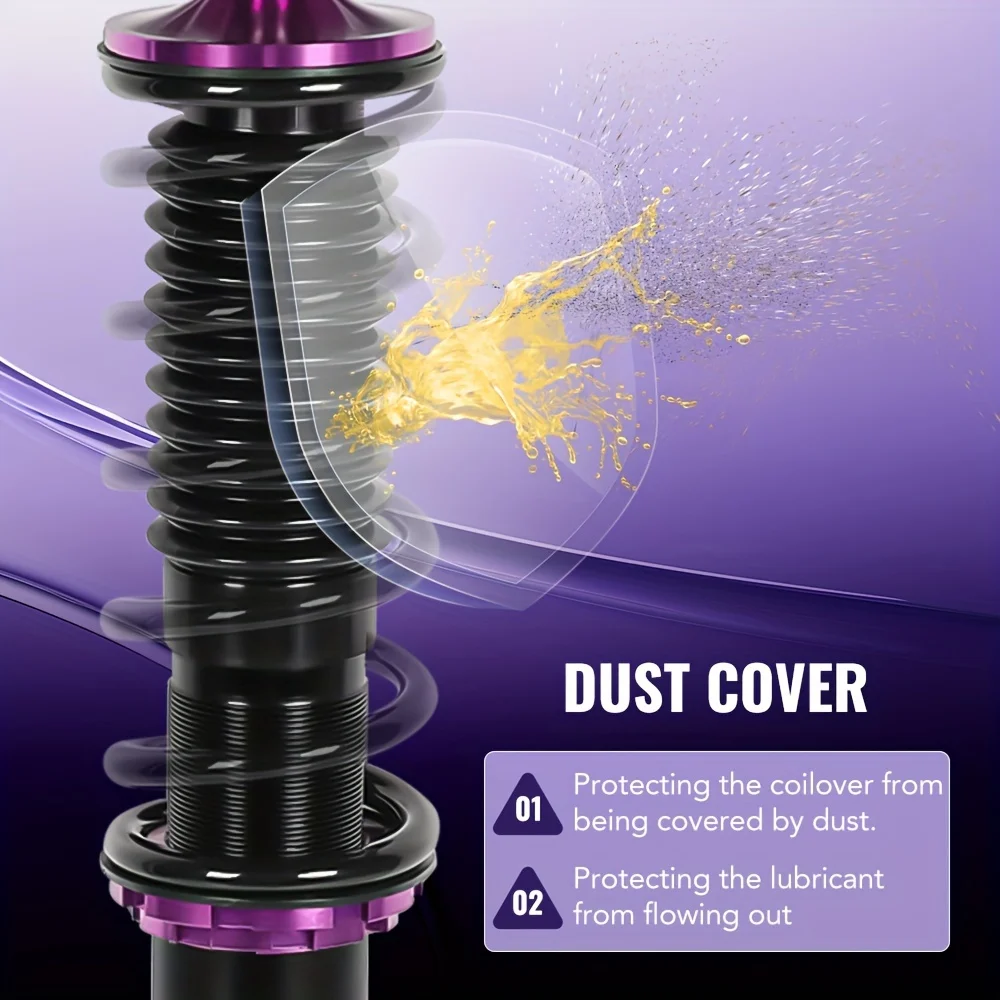 โช้คอัพคอยล์โอเวอร์แบบปรับได้ สำหรับรถยนต์นิสสัน อินฟินิตี้ M35/M45 G35x G37x AWD ปี 2003-2013 จำนวน 4 ชิ้น