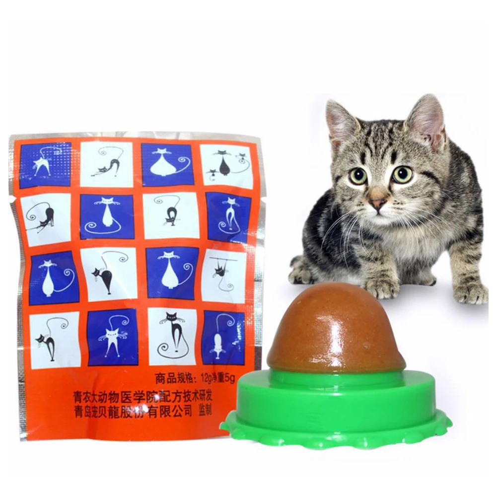 5/10Pcs Cat Nip Treats Healthy Nutrition Lickable Pet Catnip Cat Sugar Ball Cat Snacks Candy Ball Pet Supplies