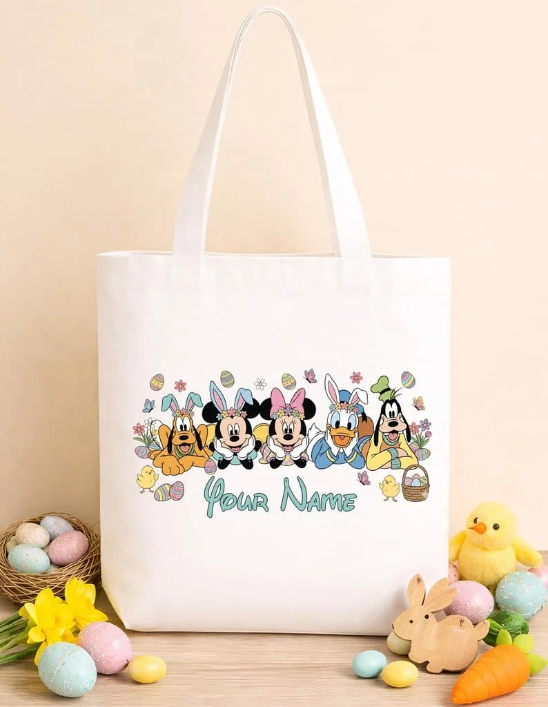 

Холщовая сумка с принтом Микки Мауса и регулируемым плечевым ремнем — идеально подходит для ежедневных прогулок для взрослых и детей.