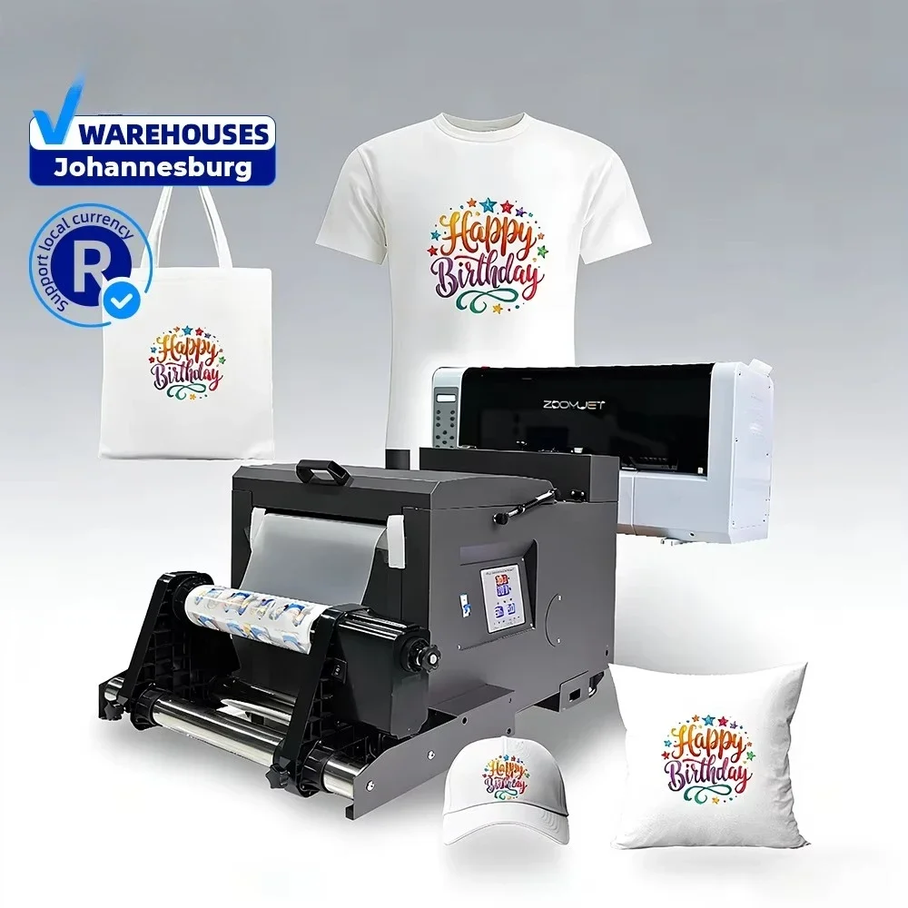 Factory Direct Sale A3 DTF Printer Dual XP600 ZA Stock Johannesburg Warehouse Personalized T-shirt Printing