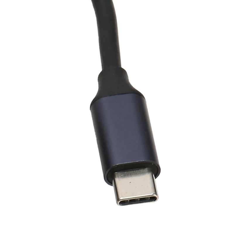 USB C에서 이더넷 어댑터, RJ45 기가비트 이더넷 포트, 4 in 1 USB C 허브, 노트북용 스토리지 홀