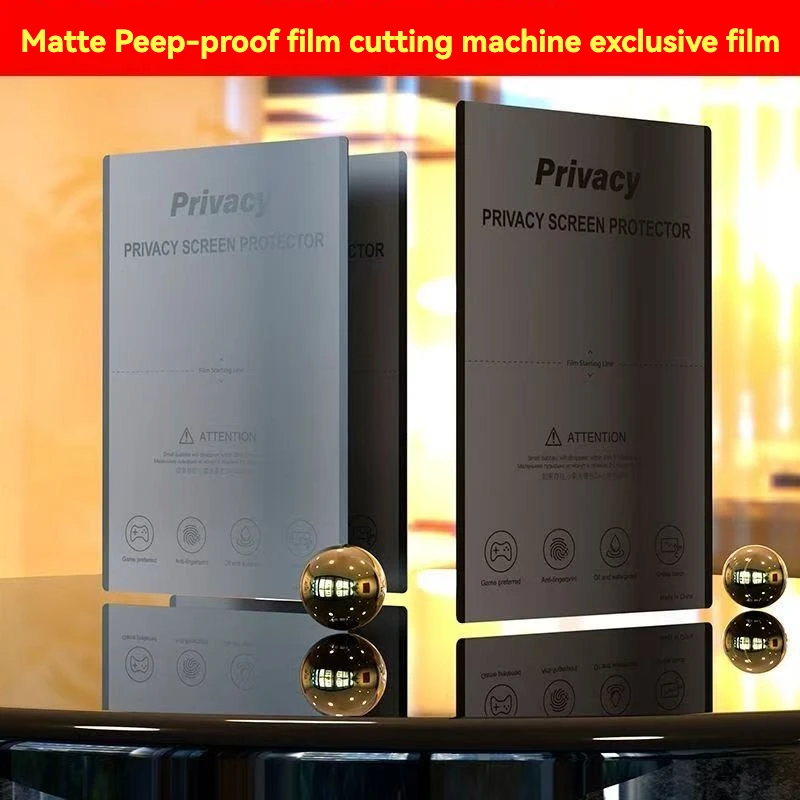 

10/20 Pcs Cutting Machine Phone Special Film - Frosted Anti-Peep TPU Flexible Hydrogel Film, Hydrogel Cutting Machine Consumable