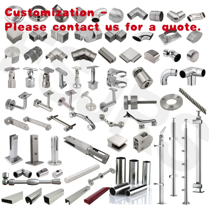 

на заказ. Поручни для балюстрадов, стеклянные перила для лестниц из нержавеющей стали, аксессуары, монтажные комплекты, цена