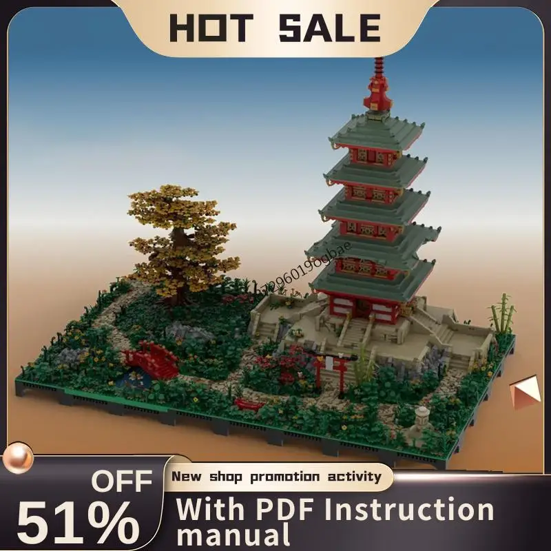 Nuevo 15632 Uds. Arquitectura renovada del mundo de la ciudad vista Moc Diorama asiático modelo rompecabezas personalizado Diy Ideas creativas KidToy regalo de cumpleaños