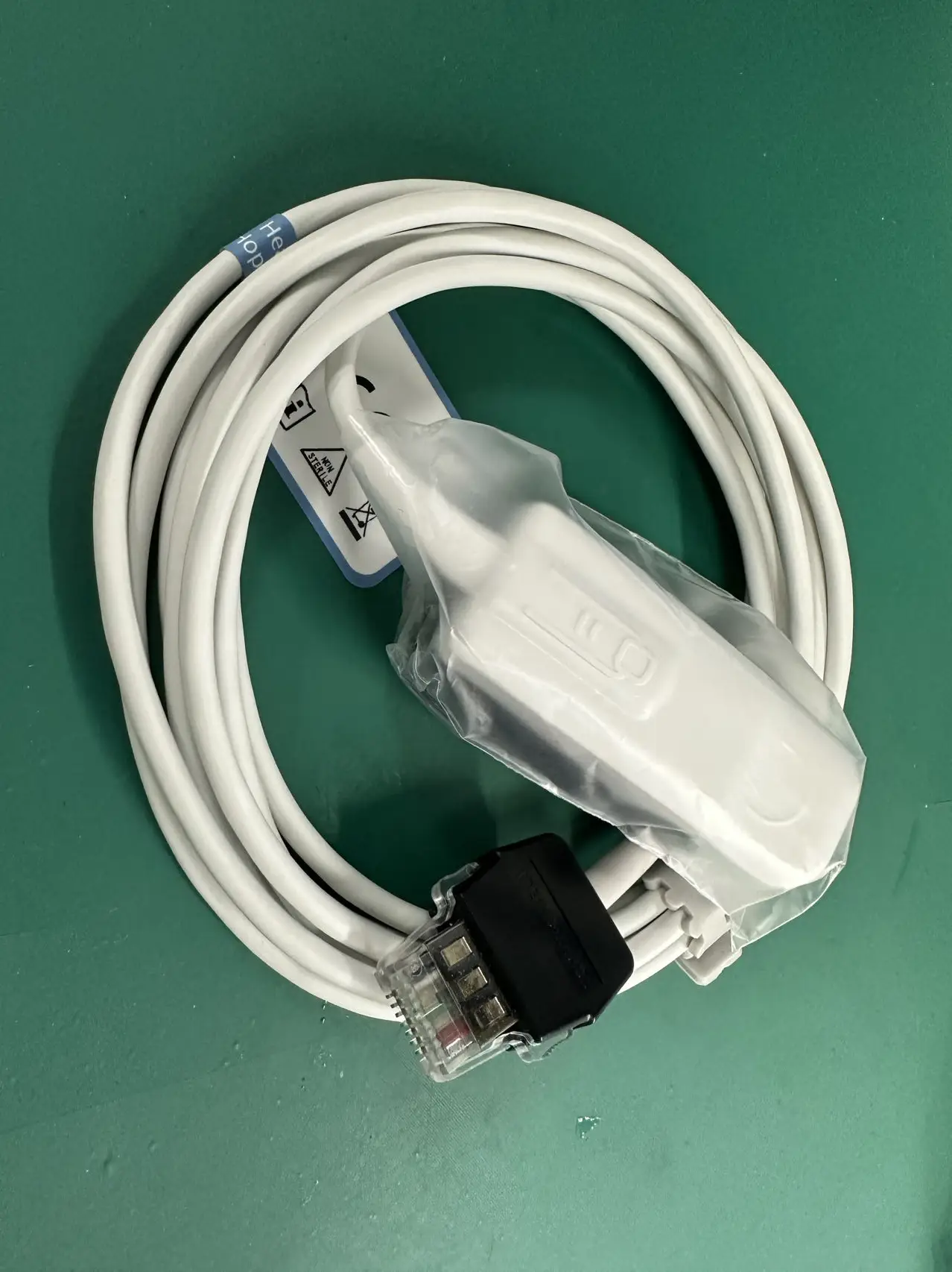 Compatible with Direct Connection SpO2 Sensor Adult Finger Clip 2.8M 8pin POX020-105
