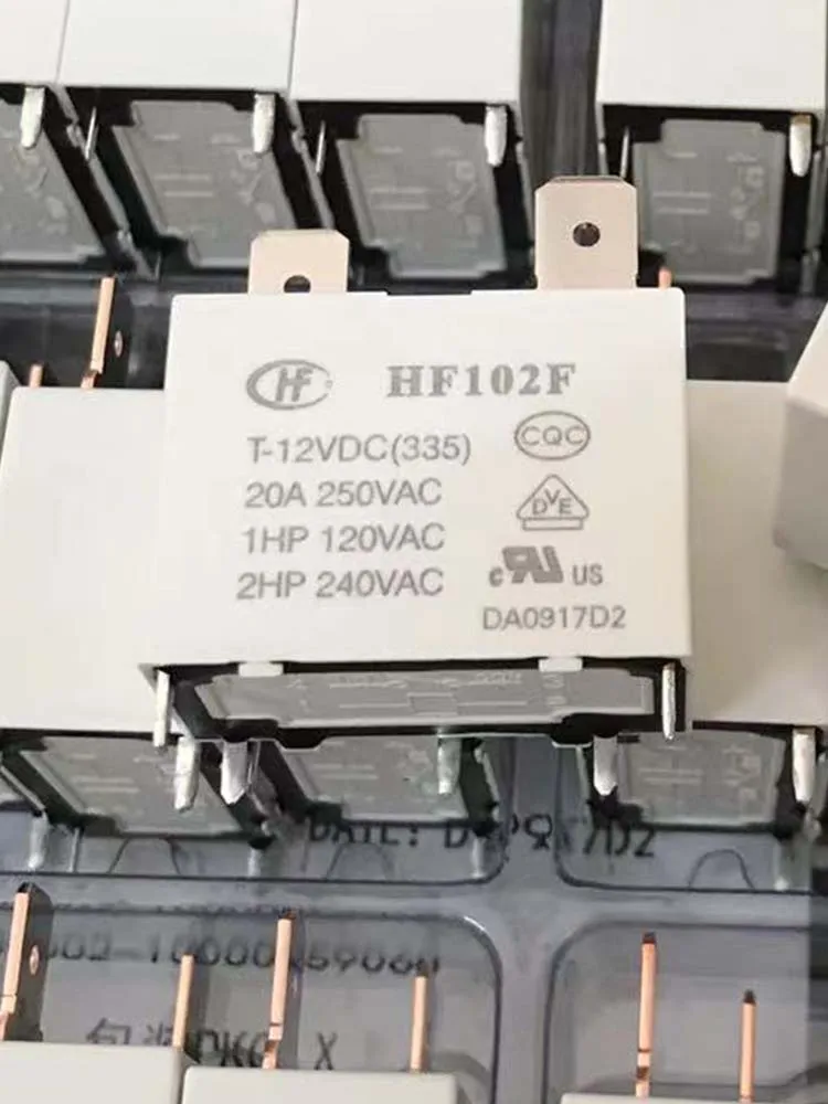 

Реле HF102F, 2 шт., 12 В постоянного тока, 20 А