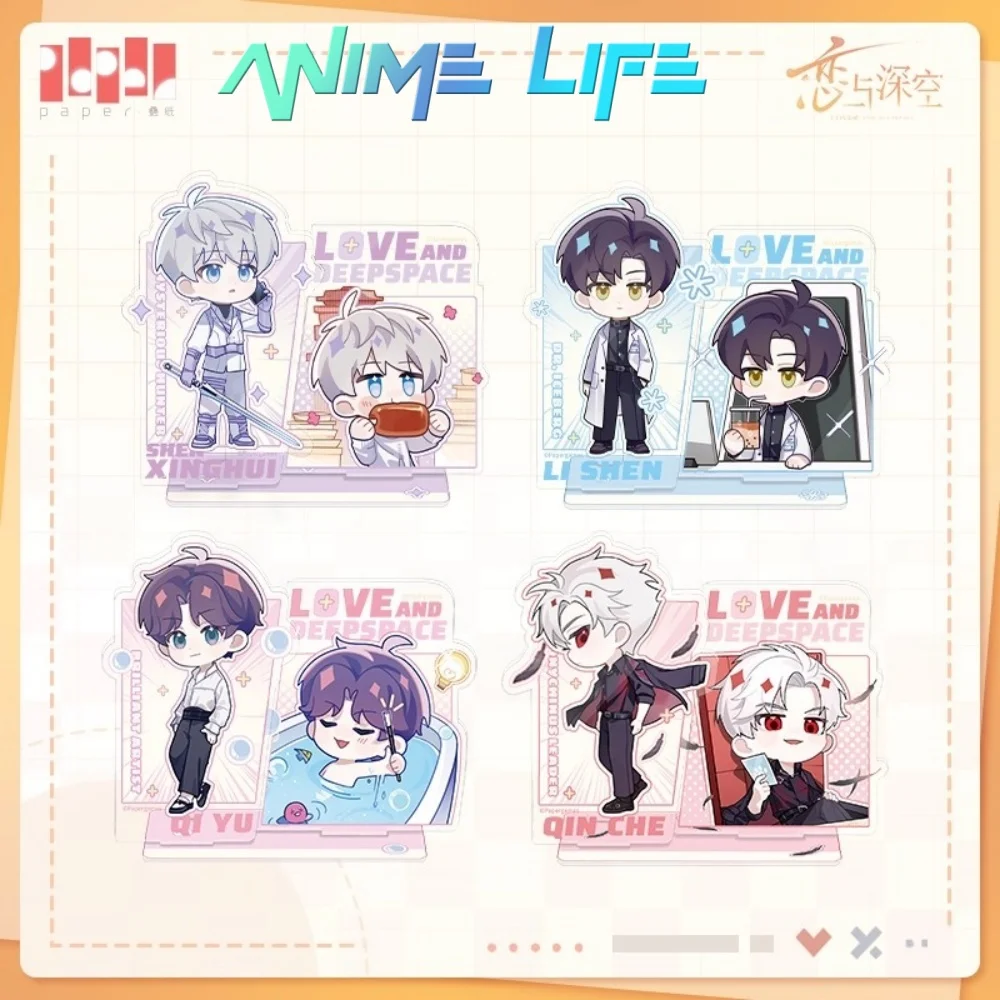 

Официальная оригинальная игра Love and Deepspace Xavier Zayne Rafayel Sylus, акриловый держатель для ручек, милый подарок для косплея