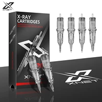 Agujas de cartucho de tatuaje X-RAY XNET, 20 piezas, agujas de tatuaje de seguridad esterilizadas desechables redondas Magnum RL para máquinas de tatuaje rotativas