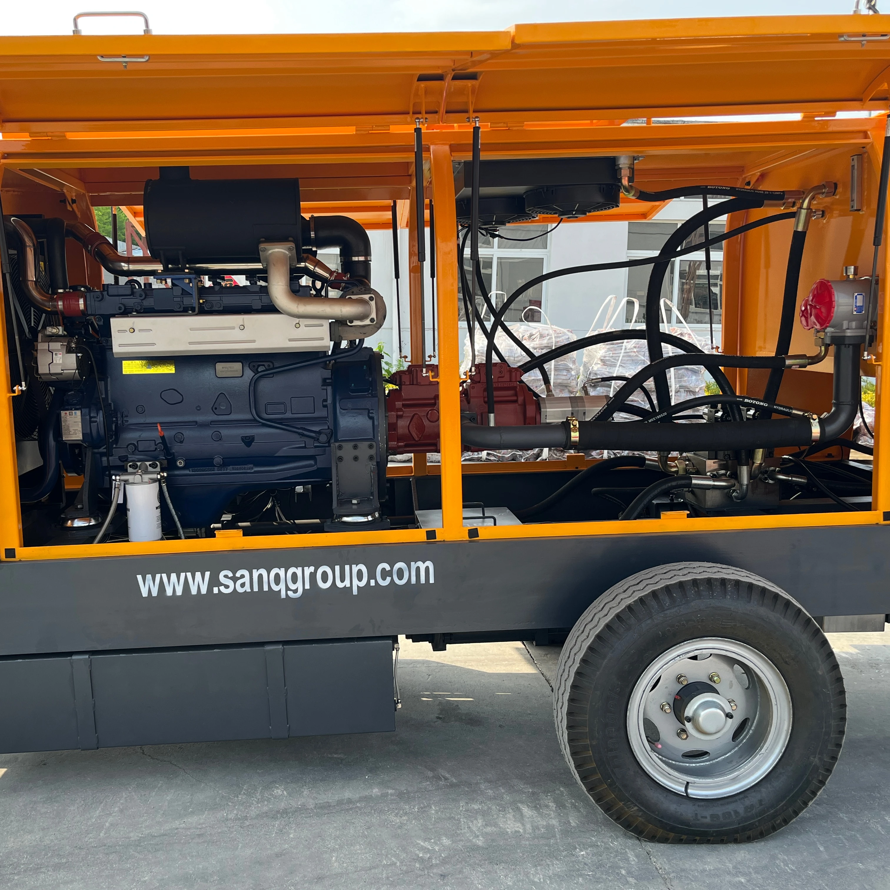 Bomba de concreto de marca chinesa Desiel/bomba de cimento elétrica grande e pequena Bomba de concreto estacionária econômica de bom desempenho