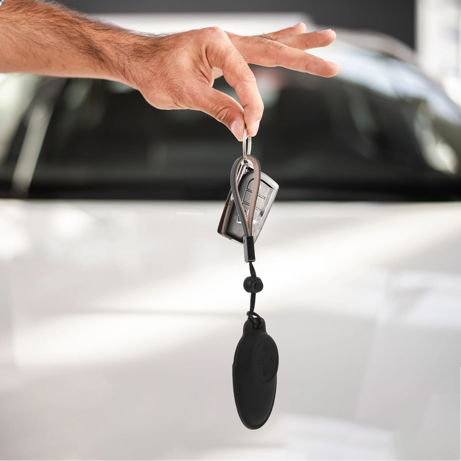 

Car Key Cover Pu Protector for Tyrannosaurus Keys Waterproof Fob Case Remote Control Covers Keychain Sleeve