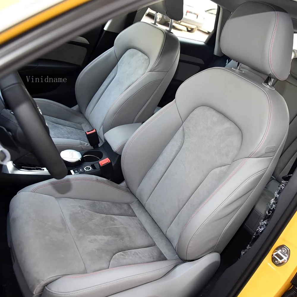 

For Audi Q3 8U 2012 2013 2014 2015 2016 2017 2018 PU Leather Custom Car Seat Covers Full Set Interior Protector Accessories