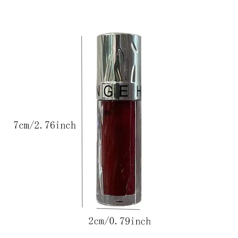 HERORANGE Water Glossy Lip Glaze, Non-Fading, Non-Stick, Hydrating, Moisturizing, Super Pigmented, Long-Lasting, Christmas Gift